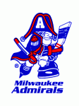 Milwaukee Admirals 1997-98 hockey logo