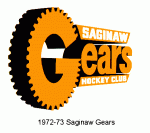 Saginaw Gears 1972-73 hockey logo