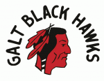Galt Black Hawks 1953-54 hockey logo