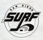 San Diego Surf 1992-93 hockey logo