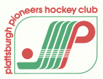 Plattsburgh Pioneers 1984-85 hockey logo