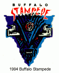 Buffalo Stampede 1994-95 hockey logo