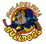 Philadelphia Bulldogs 1995-96 hockey logo