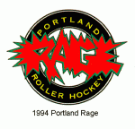 Portland Rage 1994-95 hockey logo