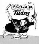 Winston-Salem Polar Twins 1975-76 hockey logo