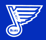 Regina Pat Blues 1980-81 hockey logo