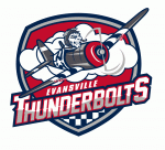 Evansville Thunderbolts 2016-17 hockey logo