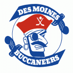 Des Moines Buccaneers 1982-83 hockey logo