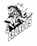 Swift Current Broncos 1997-98 hockey logo