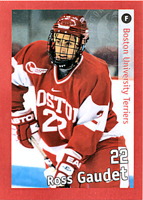 Boston University Terriers 2008-09 hockey card image