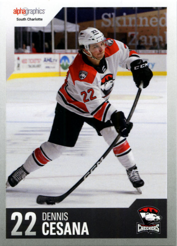 Charlotte Checkers 2023-24 hockey card image
