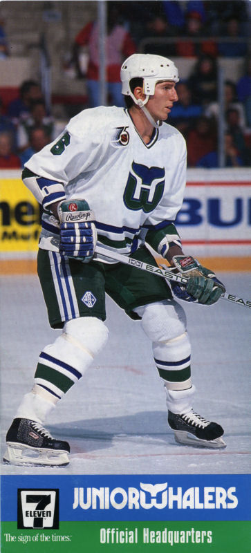Hartford Whalers 1991-92 hockey card image