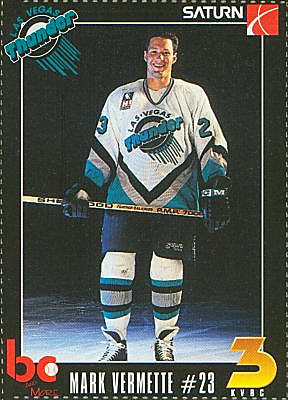 Las Vegas Thunder 1993-94 Hockey Card Checklist at