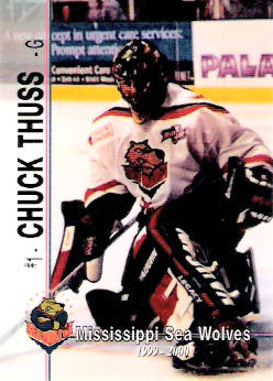 Mississippi Sea Wolves 1999-00 hockey card image