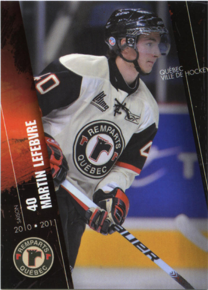 Quebec Remparts 2010-11 hockey card image
