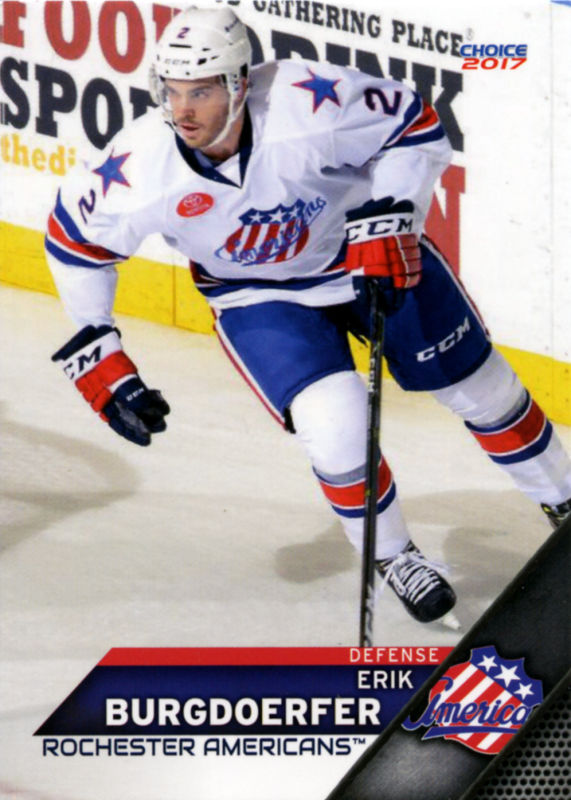 Rochester Americans 2016-17 hockey card image