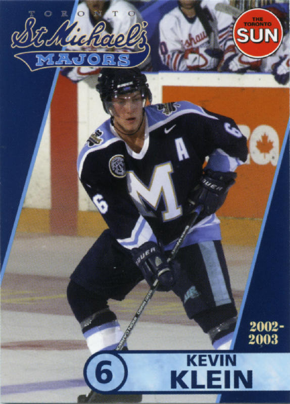 Toronto St. Michael's Majors 2002-03 hockey card image