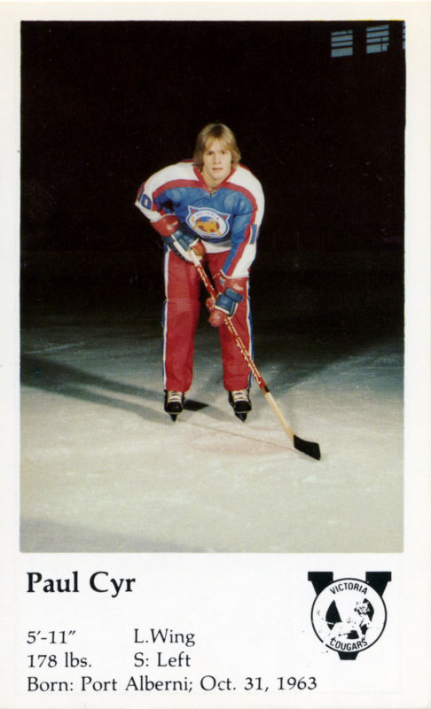 Victoria Cougars 1981-82 hockey card image