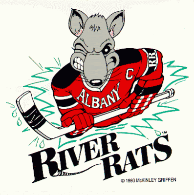 Albany River Rats 1992-93 hockey logo of the AHL