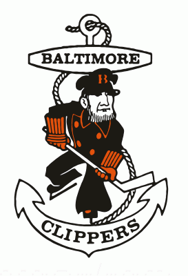 Baltimore Clippers 1975-76 hockey logo of the AHL