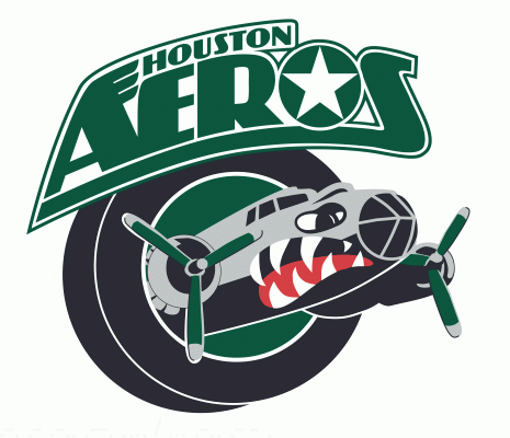 Houston Aeros 2008-09 hockey logo of the AHL