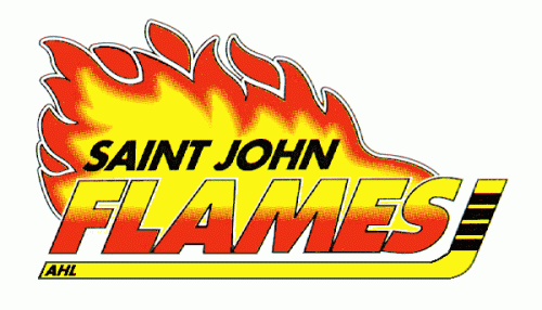 Saint John Flames 1994-95 hockey logo of the AHL