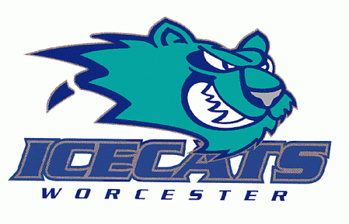 Worcester IceCats 2001-02 hockey logo of the AHL