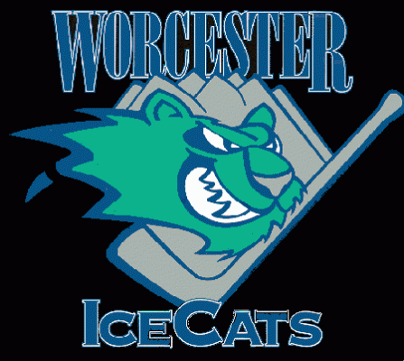 Worcester IceCats 1994-95 hockey logo of the AHL