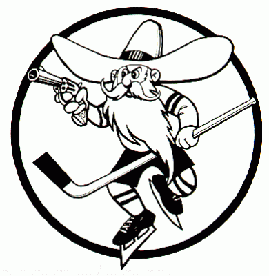 Albuquerque Six-Guns 1973-74 hockey logo of the CHL