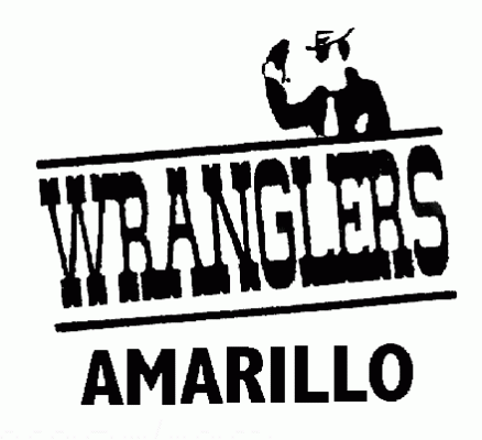 Amarillo Wranglers 1968-69 hockey logo of the CHL