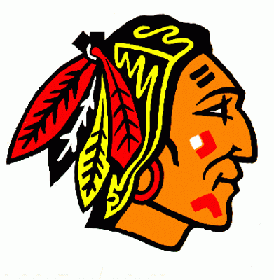 Dallas Black Hawks 1975-76 hockey logo of the CHL