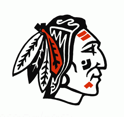 Dallas Black Hawks 1971-72 hockey logo of the CHL