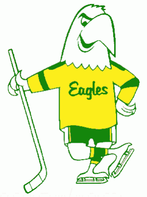Salt Lake Golden Eagles 1985-86 hockey logo of the CHL