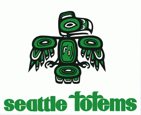 Seattle Totems 1974-75 hockey logo of the CHL