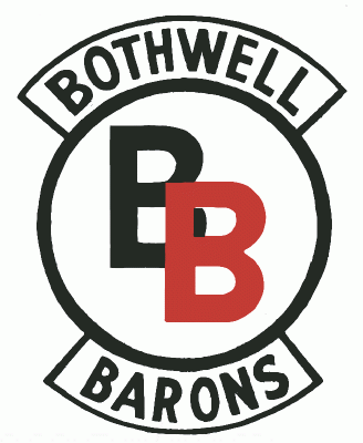 Bothwell Barons 1973-74 hockey logo of the CSBHL