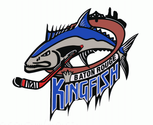 Baton Rouge Kingfish 1999-00 hockey logo of the ECHL