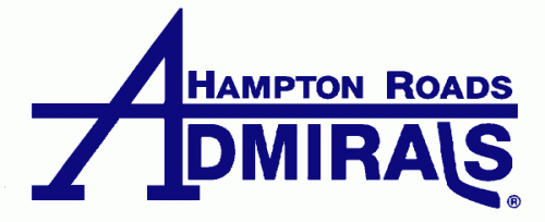 Hampton Roads Admirals 1996-97 hockey logo of the ECHL