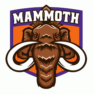 Elmira Mammoth hockey logo from 2022-23 at Hockeydb.com