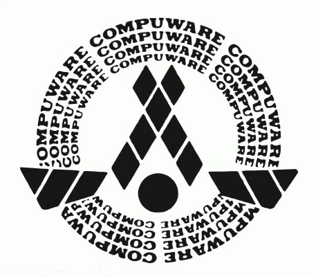 Compuware 1984-85 hockey logo of the NAHL
