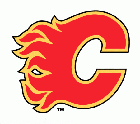Calgary Flames 1999-00 hockey logo of the NHL
