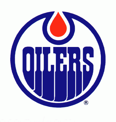 Edmonton Oilers 1989-90 hockey logo of the NHL