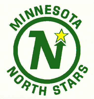 Minnesota North Stars 1981-82 hockey logo of the NHL