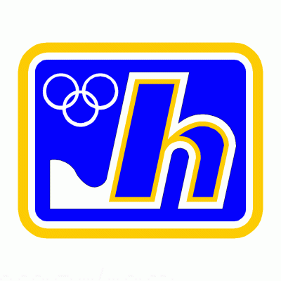 Hull Olympiques 1987-88 hockey logo of the QMJHL