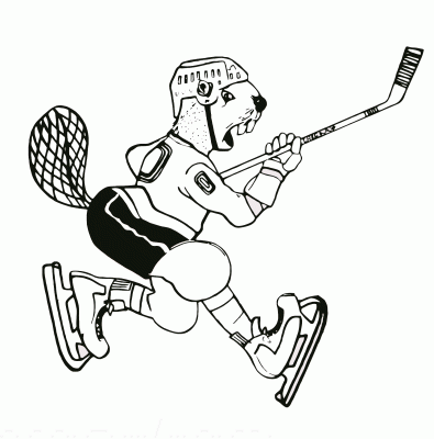 Sherbrooke Castors 1974-75 hockey logo of the QMJHL