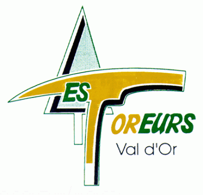Val d'Or Foreurs 1996-97 hockey logo of the QMJHL