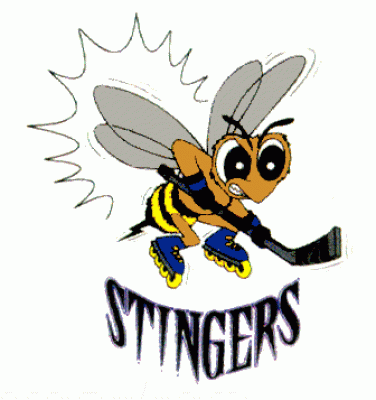New England Stingers 1994 hockey logo of the RHI