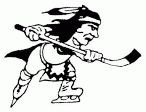 El Paso/Minot Raiders 1975-76 hockey logo of the SWHL