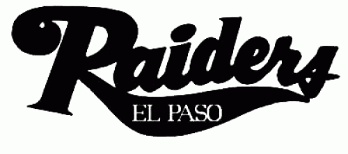 El Paso/Minot Raiders 1975-76 hockey logo of the SWHL