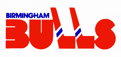 Birmingham Bulls hockey logo from 1977-78 at