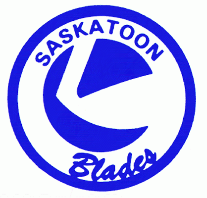 Saskatoon Blades 1984-85 hockey logo of the WHL